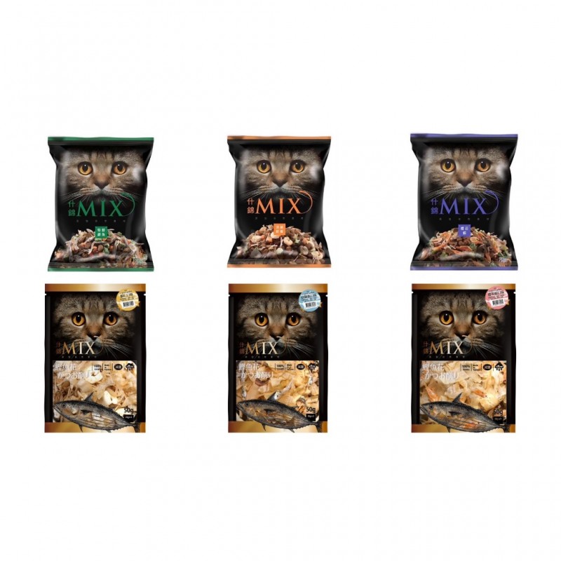 【A-104】艾思柏 什錦MIX貓食 70g 什錦MIX鰹魚花50g 艾斯柏 貓零食 貓凍乾 2包入 !!下單告知客服口味!!(紅利42900點)